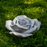 17.5Cm Large Stone Decorative Flower Resin Rose Ornament for Home Décor - Home Deco London