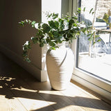 Elegant 57cm Large Traditional Vase in white, showcasing a classic design perfect for home decor.