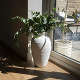 Stunning angle of the 57cm Large Traditional Vase, ideal for showcasing floral arrangements.