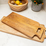 Large Mango Wood Serving Board with Handle 48cm - Home Deco London