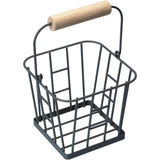 Living Nostalgia Wire Egg Basket with Handle - Home Deco London
