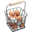 Living Nostalgia Wire Egg Basket with Handle - Home Deco London