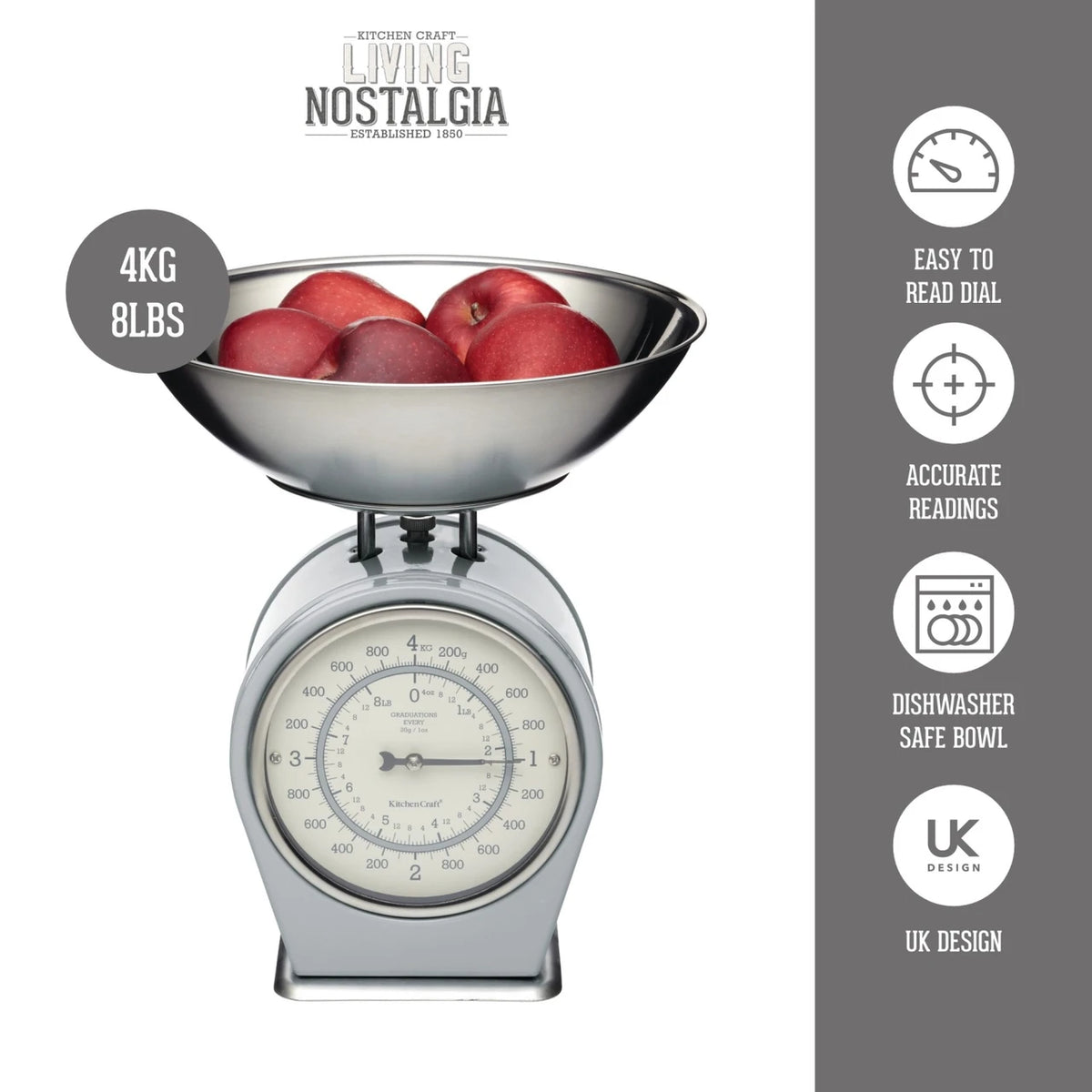 Living Nostalgia French Grey Mechanical Scales