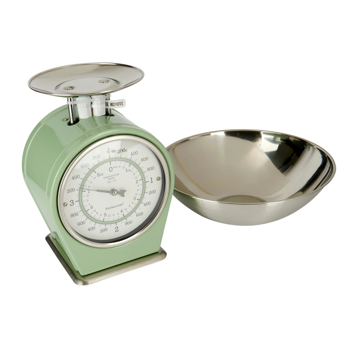 Living Nostalgia Mechanical Kitchen Scales - English Sage Green