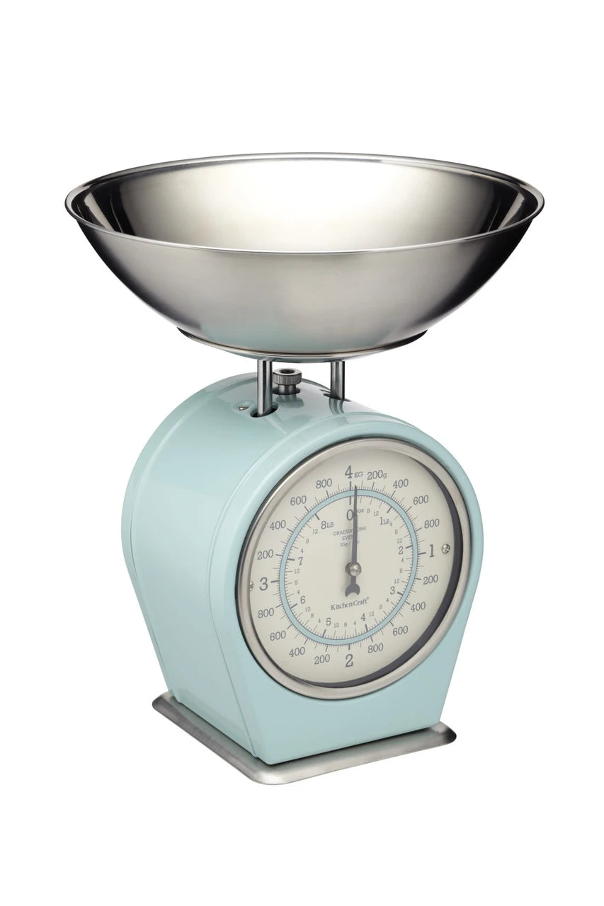 Living Nostalgia Vintage Blue Mechanical Scales