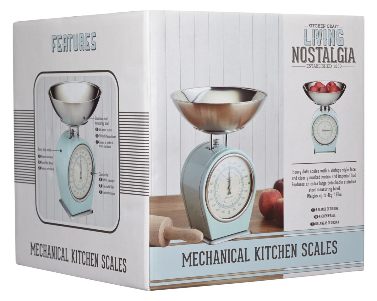 Living Nostalgia Vintage Blue Mechanical Scales