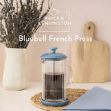 Price & Kensington Luxe French Press White Cafetiere 350ml Bluebell - Home Deco London