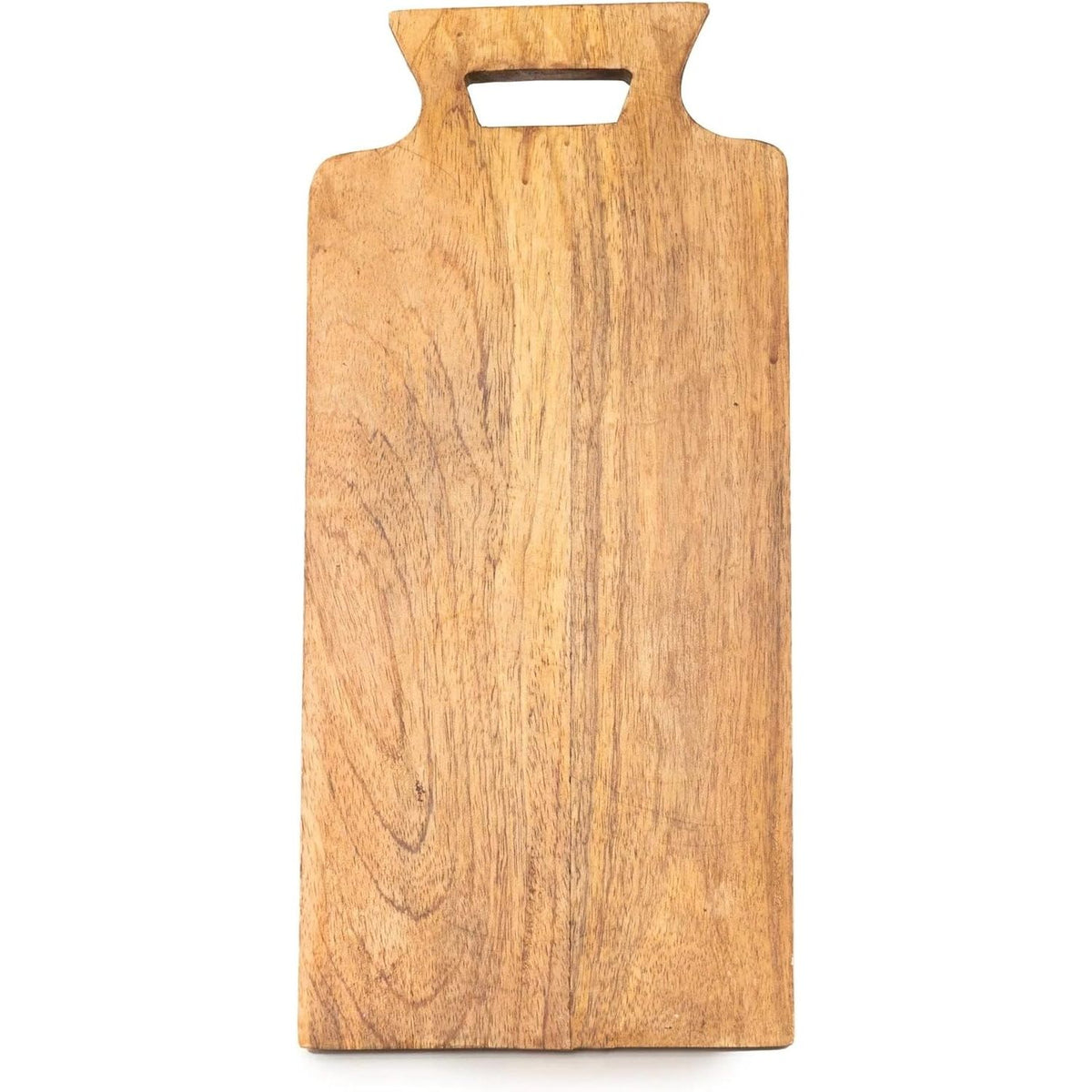 Large Mango Wood Serving Board with Handle 48cm - Home Deco London