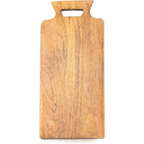 Large Mango Wood Serving Board with Handle 48cm - Home Deco London