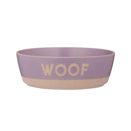 Mason Cash 1.3L Stoneware Dog Bowl - 20cm Angled Design with Stylish Wax Resist Finish - Home Deco London