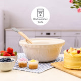 Mason Cash Colour Mix S24 24cm Cream Mixing Bowl - Home Deco London