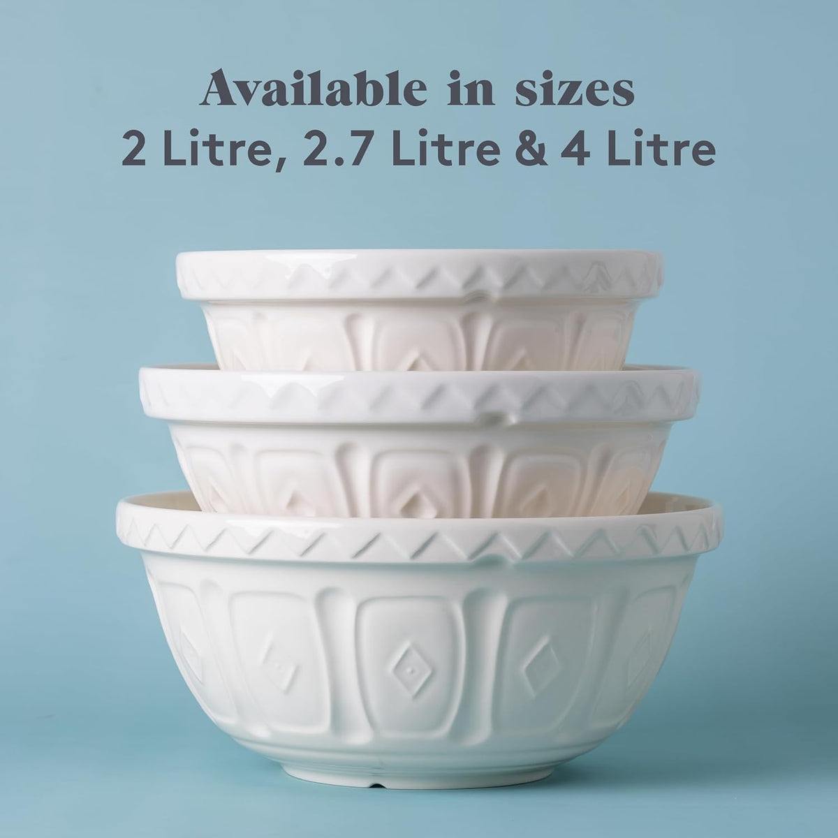 Mason Cash Colour Mix S24 24cm Cream Mixing Bowl - Home Deco London