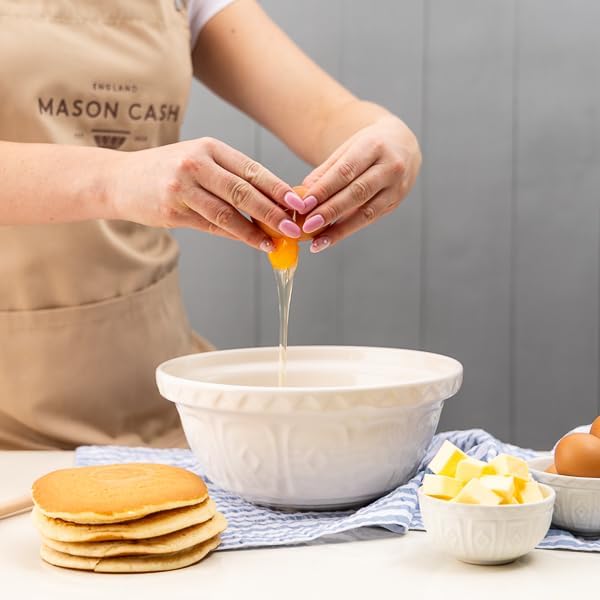 Mason Cash Colour Mix S24 24cm Cream Mixing Bowl - Home Deco London