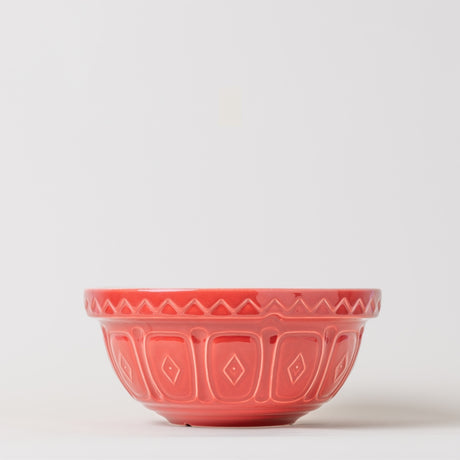 Mason Cash 24cm Red Mixing Bowl - Chip Resistant Earthenware, Microwave & Dishwasher Safe - Home Deco London