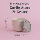 Mason Cash Innovative Garlic Keeper with Grater Lid - Home Deco London