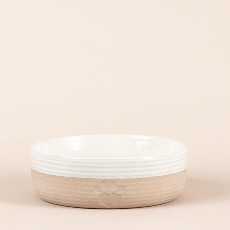 Mason Cash Heart Paw Dog Bowl 18cm Stoneware - Home Deco London
