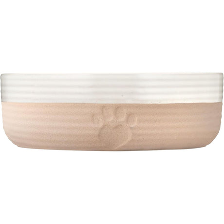 Mason Cash Heart Paw Dog Bowl 18cm Stoneware - Home Deco London