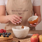 Mason Cash In The Forest 16cm Cream Pudding Basin – Embossed Design, Microwave & Oven Safe - Home Deco London