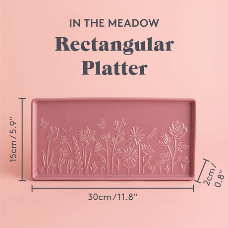 Mason CashIn The Meadow Rectangle Platter 30x15cm - Home Deco London
