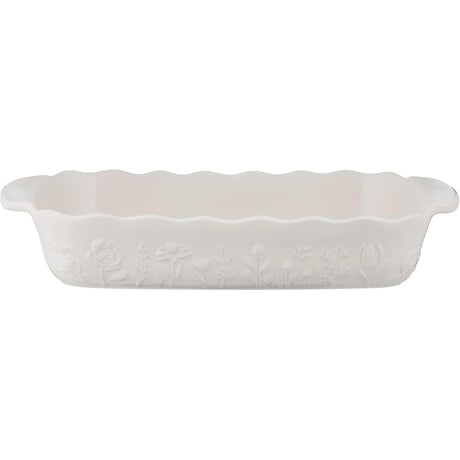 Mason Cash In The Meadow Cream Stoneware Baking Dish 33x23cm Large - Home Deco London