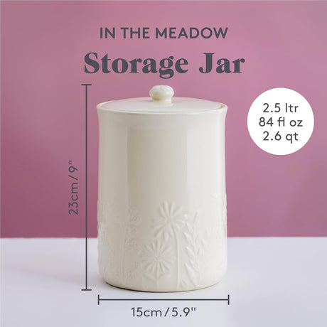 Mason Cash In The Meadow Large Cream Storage 15x23cm - Home Deco London