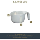 MasterClass Smart Space Mixing Bowl Set with Colander and Measuring Jug - Home Deco London