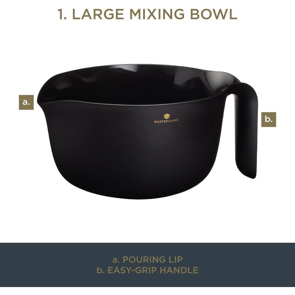 MasterClass Smart Space Mixing Bowl Set with Colander and Measuring Jug - Home Deco London