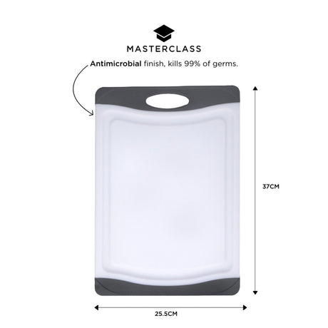 MasterClass Medium Size Cutting Board White/Grey - Home Deco London