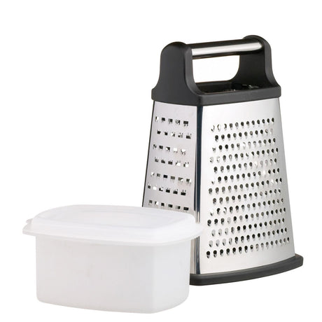 MasterClass Multi-Purpose Grater with 4 Blades & Airtight Collecting Box - Home Deco London