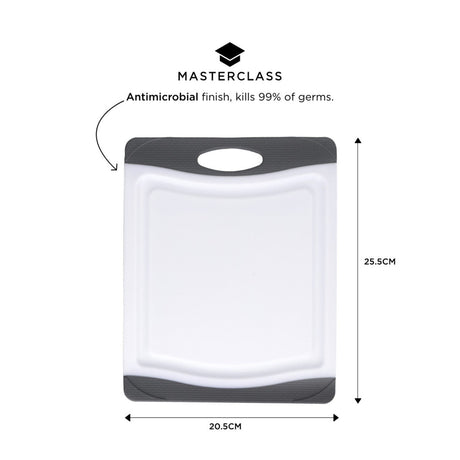 MasterClass Small Cutting Board White/Grey - Home Deco London