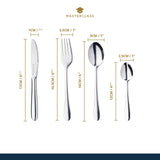 MasterClass 4 Piece Children's Cutlery Set Stainless Steel - Home Deco London