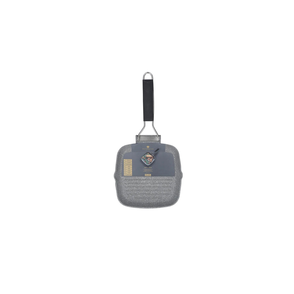 MasterClass Cast Aluminium Grill Pan, 20cm