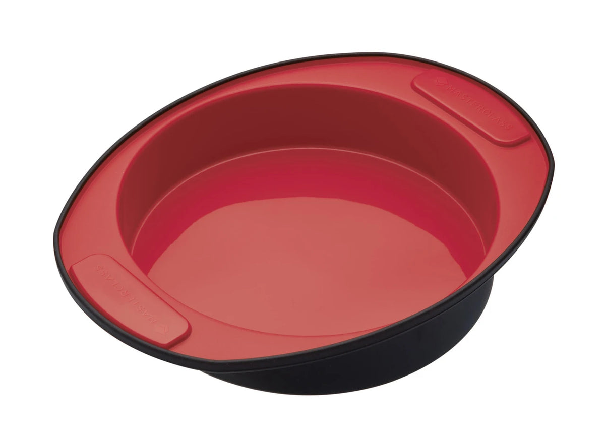 MasterClass Smart Silicone Flexible Round Cake Pan, 20.5cm