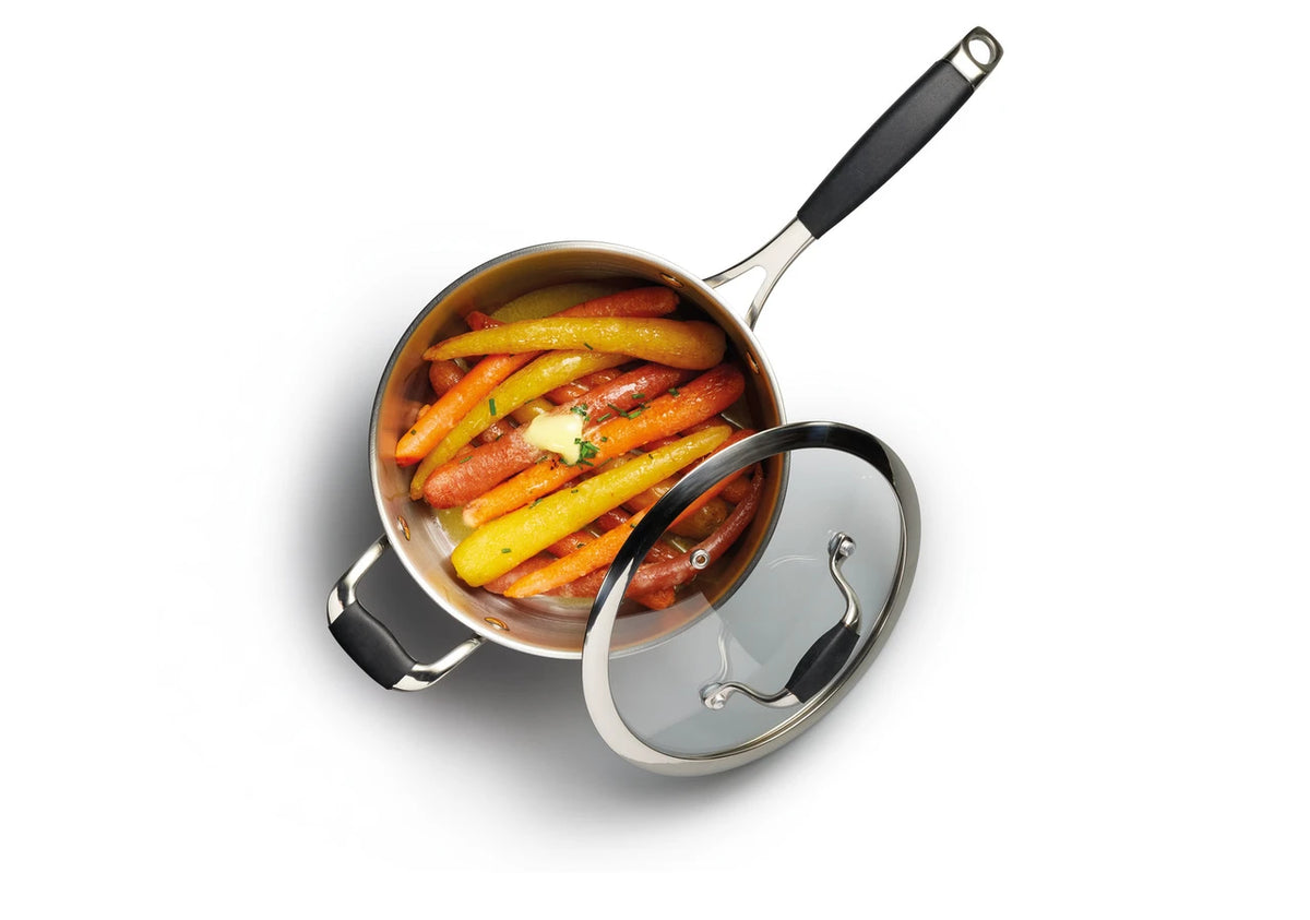 MasterClass 5 Piece Deluxe Stainless Steel Cookware Set