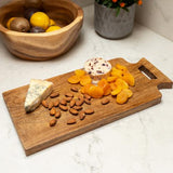 Medium Mango Wood Serving Board with Handle 37.5cm - Home Deco London