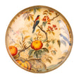 Stylish Metal Tray - Eastern Bluebird featuring intricate bluebird and botanical illustrations, perfect for serving or decorative use as a stunning eastern bluebird tray.