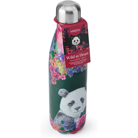 Mikasa 500ml Panda Design Water Bottle Insulated - Home Deco London