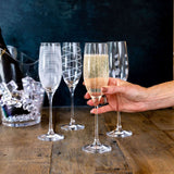 Mikasa Cheers Set of 4 Champagne Flute Glasses - Home Deco London