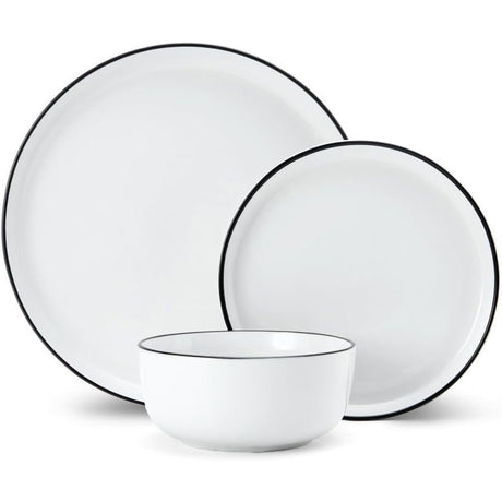 Mikasa Limestone 12pc Dinnerware Set - Home Deco London