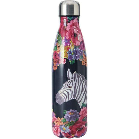 Mikasa Wild At Heart 500ml Water Bottle Zebra - Home Deco London