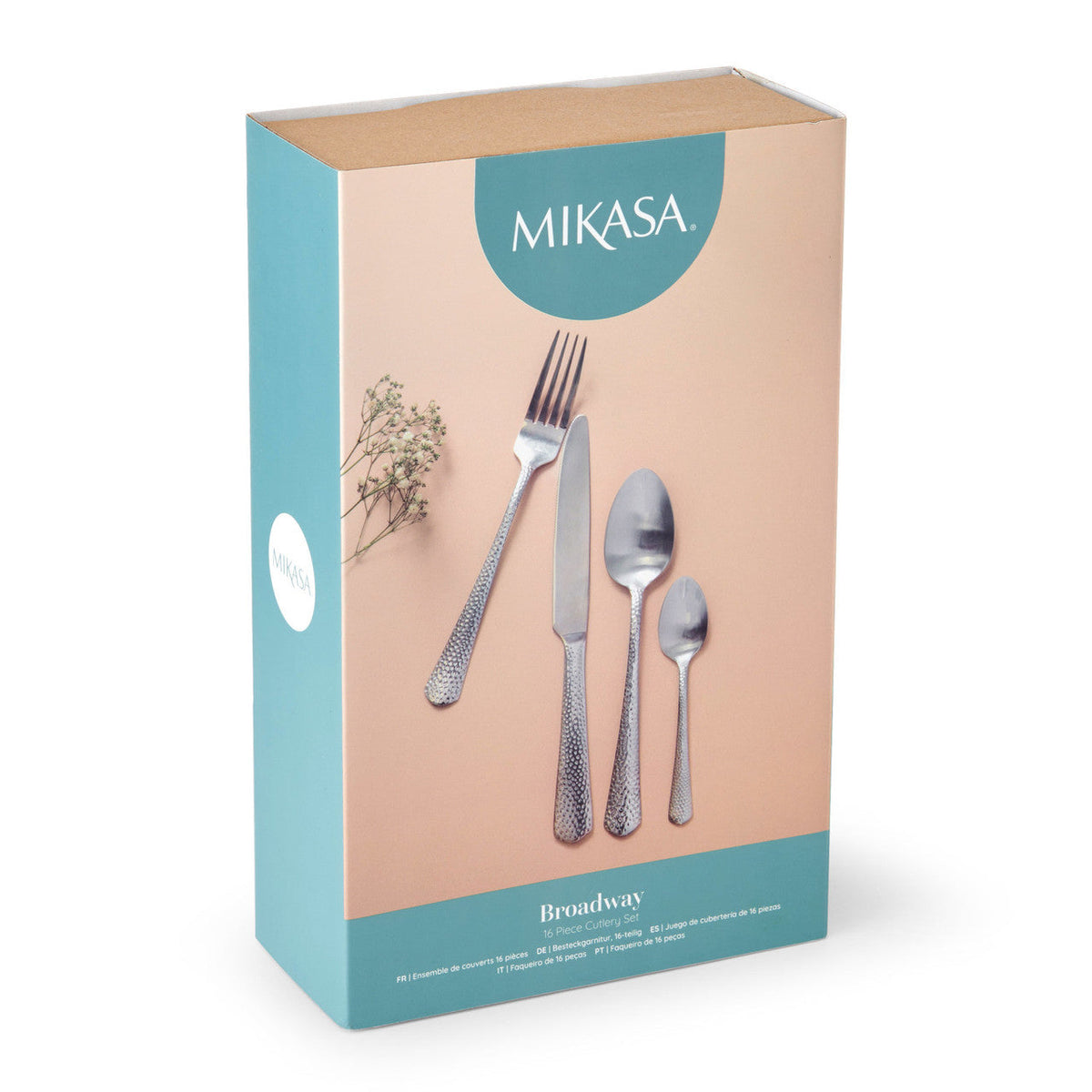 Mikasa Broadway 16 Piece Stainless Steel Cutlery Set - Home Deco London