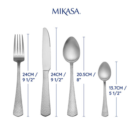 Mikasa Broadway 16 Piece Stainless Steel Cutlery Set - Home Deco London