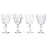 Mikasa Cheers Set Of 4 Goblet Wine Glasses - Home Deco London