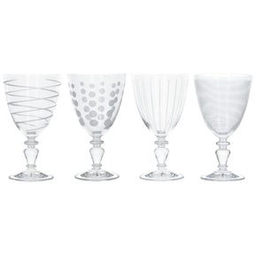 Mikasa Cheers Set Of 4 Goblet Wine Glasses - Home Deco London