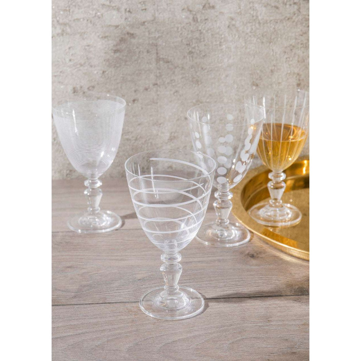 Mikasa Cheers Set Of 4 Goblet Wine Glasses - Home Deco London
