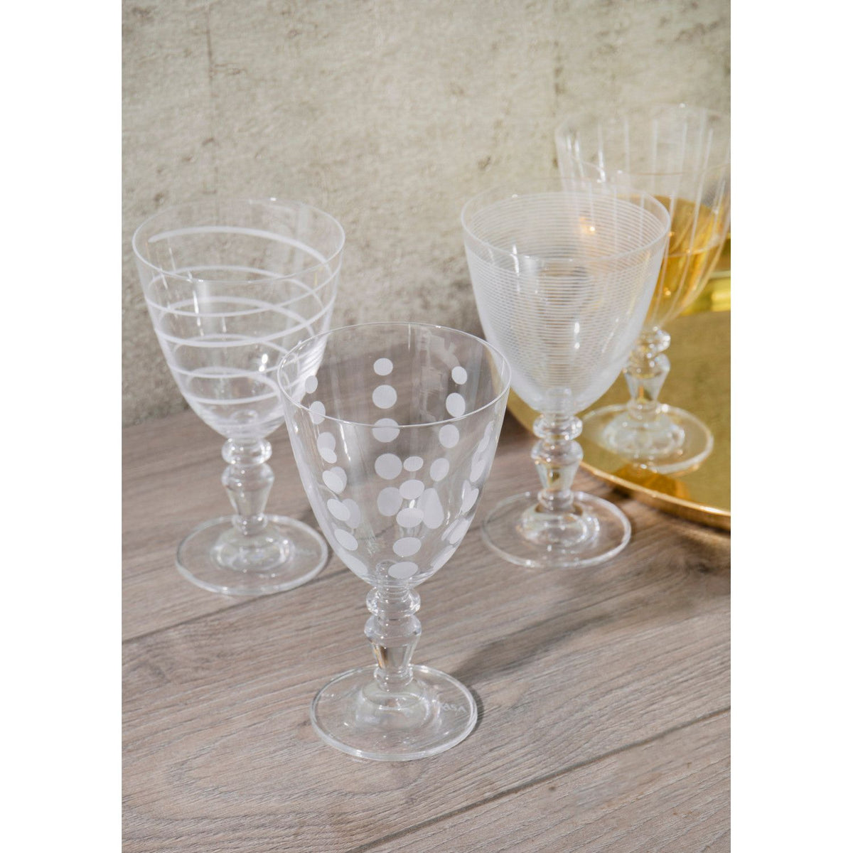 Mikasa Cheers Set Of 4 Goblet Wine Glasses - Home Deco London