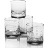 Mikasa Cheers Set Of 4 Etched Glass Tumblers 360ml - Home Deco London