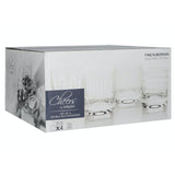Mikasa Cheers Set Of 4 Etched Glass Tumblers 360ml - Home Deco London