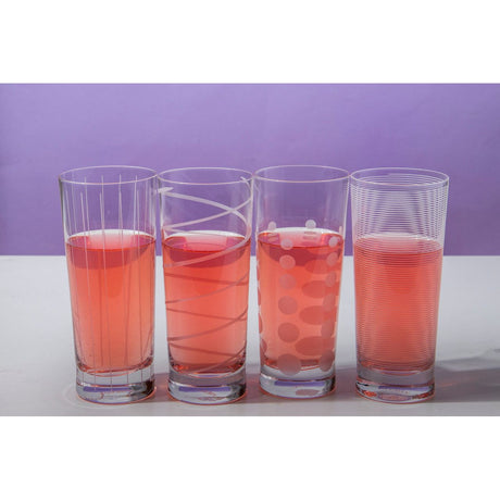 Mikasa Cheers Set of 4 High Ball Glasses - Home Deco London
