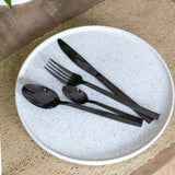 Mikasa Ciara Diseno 16 Piece Black Cutlery Set - Home Deco London